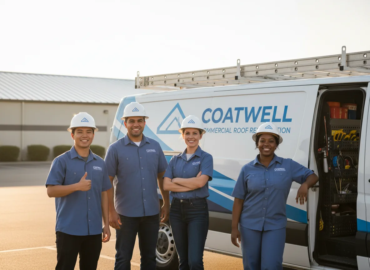 Commercial roof coating company in Eldridge, IA